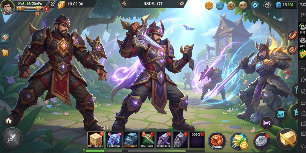 Tampilan gameplay seru dari 380SLOT dalam dunia MMORPG.