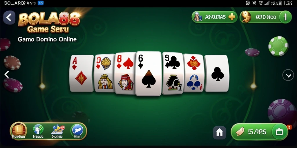 Gameplay seru dan interaktif BOLA88 dalam permainan Domino.