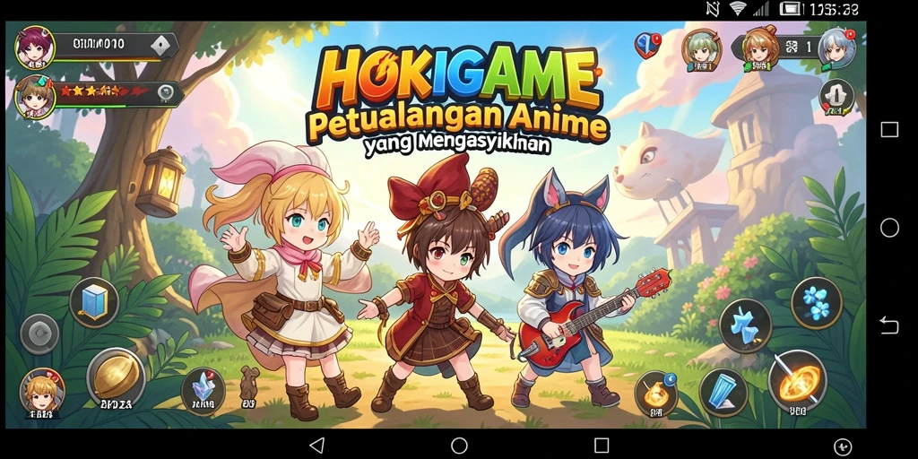 Gameplay menarik dengan karakter Anime favorit.