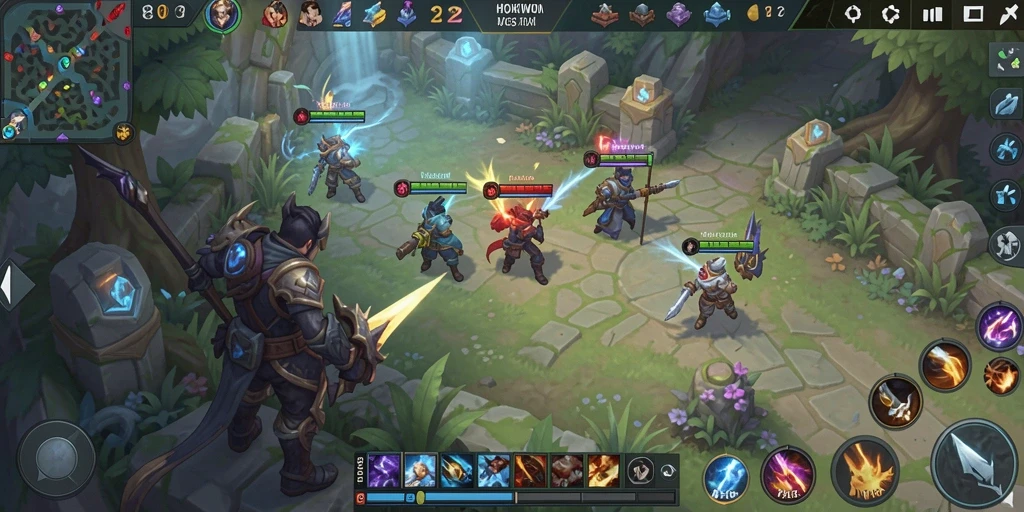 Tampilan gameplay HOKIWON yang mendebarkan dengan aksi seru.
