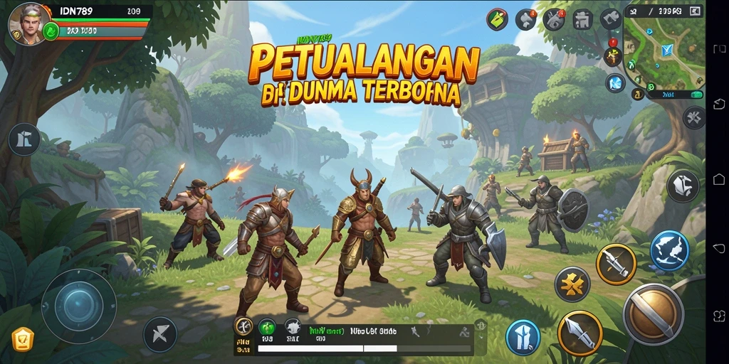 Tangkapan layar gameplay <strong>IDN789</strong> menampilkan petualangan mendalam di dunia terbuka.