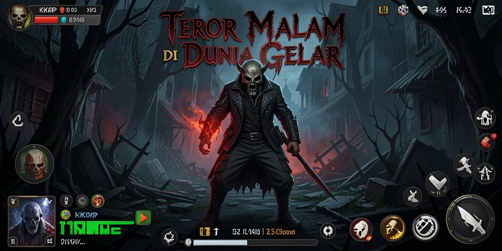 Screenshot KKRP menunjukkan suasana mencekam dengan gameplay yang intens.