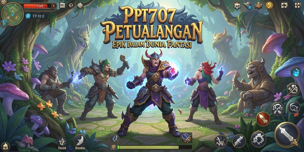 Tampilan awal gameplay PT707 dengan karakter dan lingkungan yang memukau.