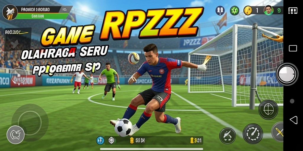 Gameplay seru dalam RPZZZ dengan aksi olahraga yang mendebarkan.