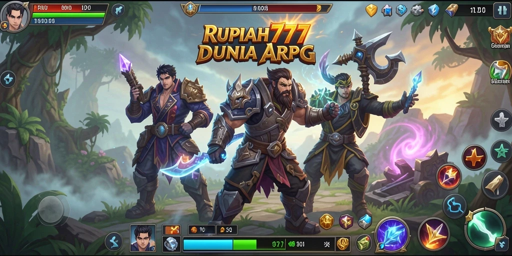 Gameplay seru dan mendebarkan dalam RUPIAH777 ARPG.