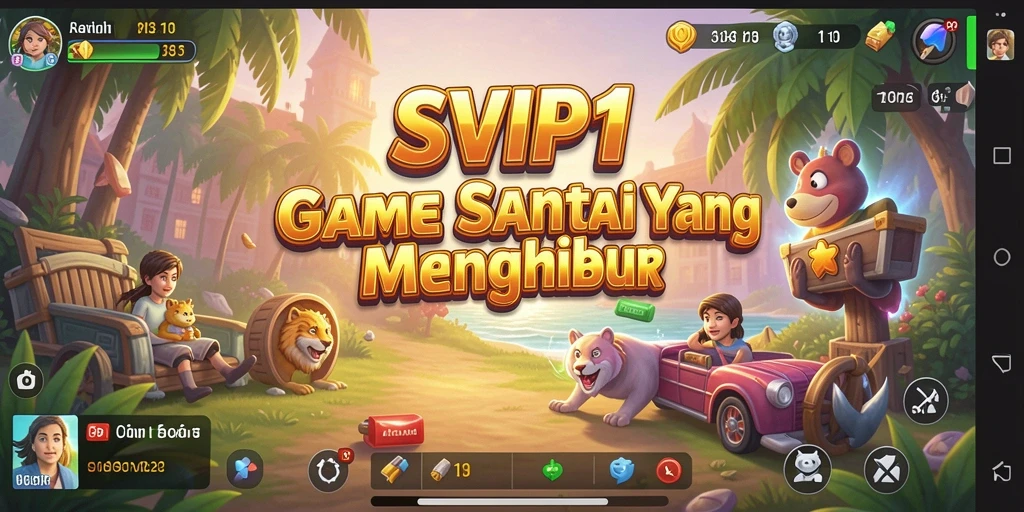 Screenshot gameplay SVIP1 menunjukkan keseruan dan warna-warni yang menarik.
